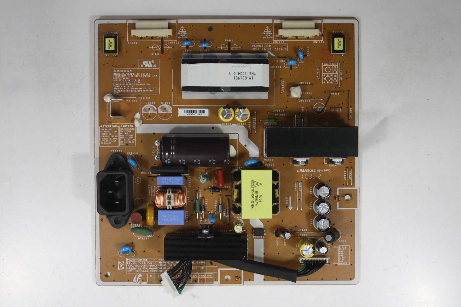 Samsung 24" B2430HD PM24TS BN44-00392A Power Supply Board Unit t